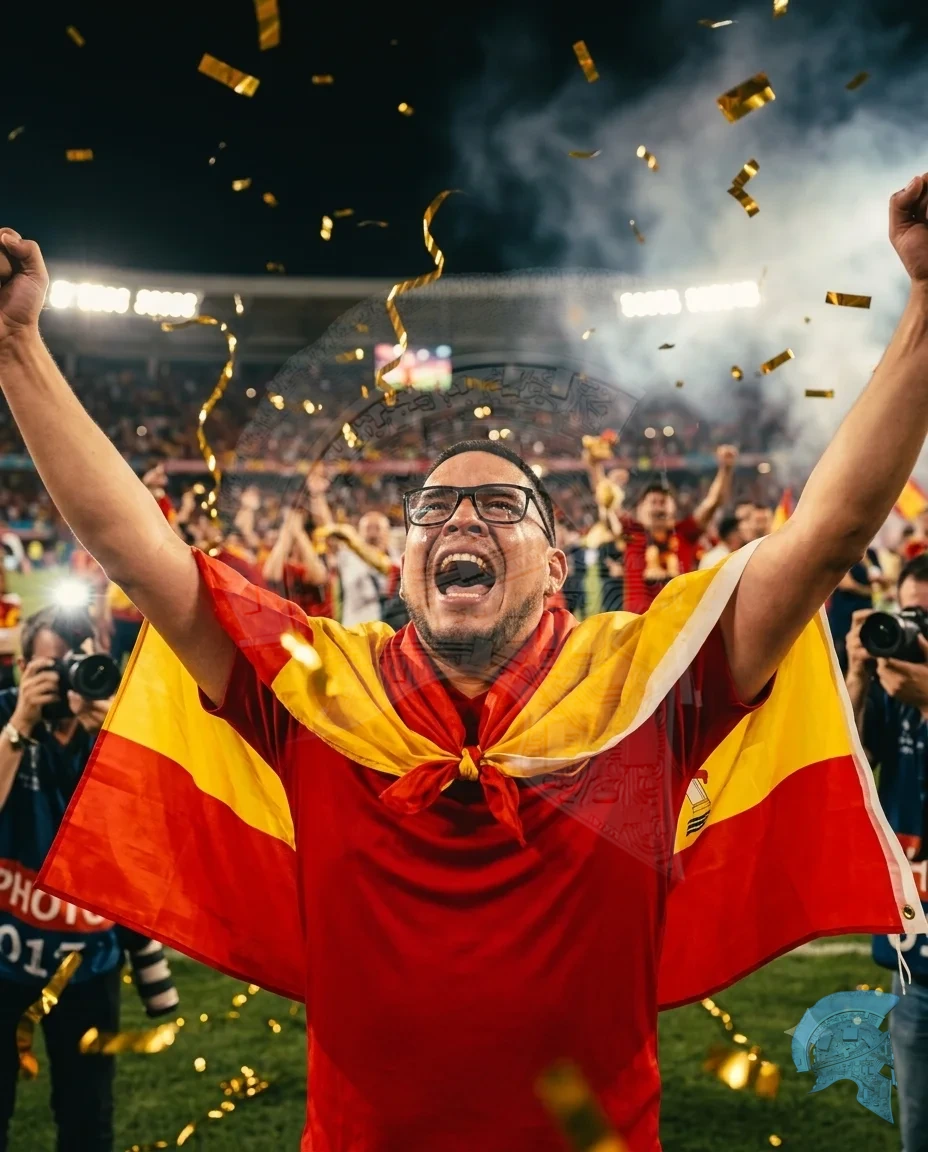 Póster de celebración del campeonato generado con el pack